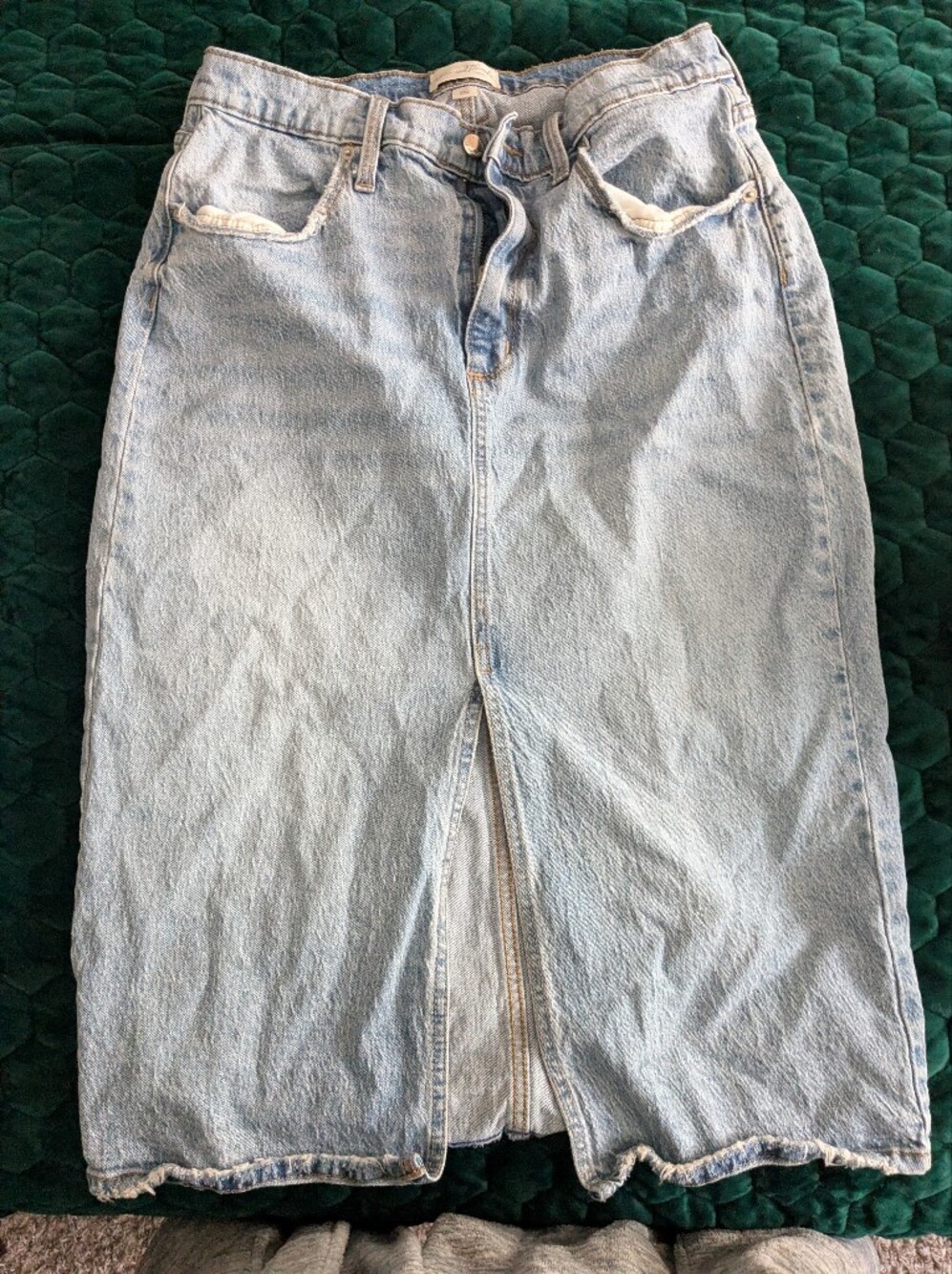 Universal Thread Light Blue Denim Pencil Skirt - Picture 1 of 3